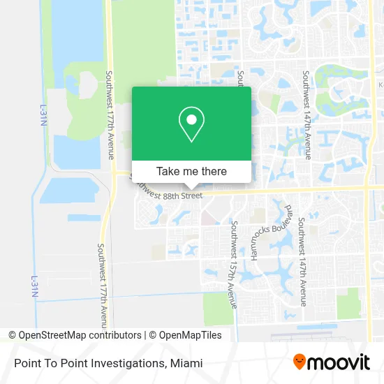 Point To Point Investigations map