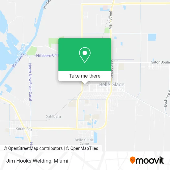 Jim Hooks Welding map