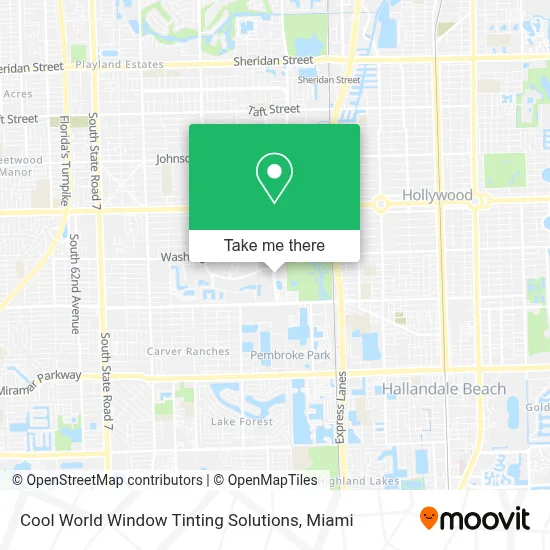 Cool World Window Tinting Solutions map