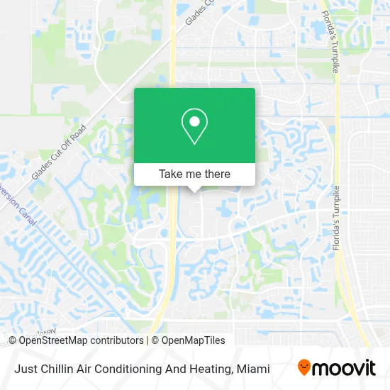 Just Chillin Air Conditioning And Heating map