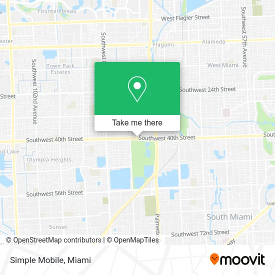 Simple Mobile map