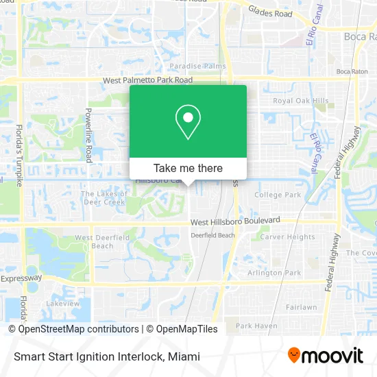 Smart Start Ignition Interlock map
