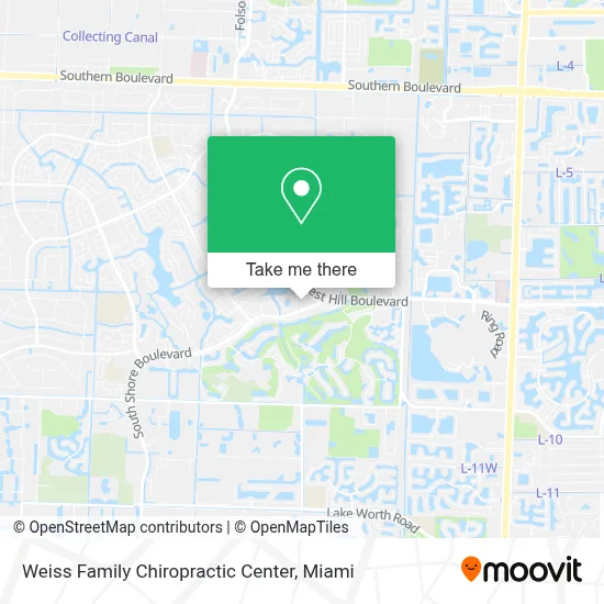 Weiss Family Chiropractic Center map