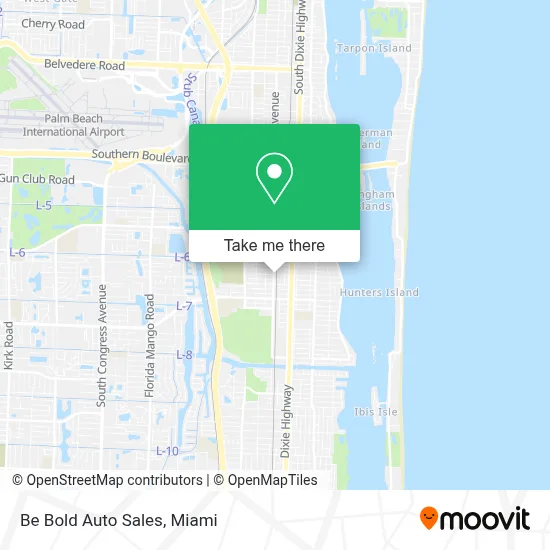 Be Bold Auto Sales map