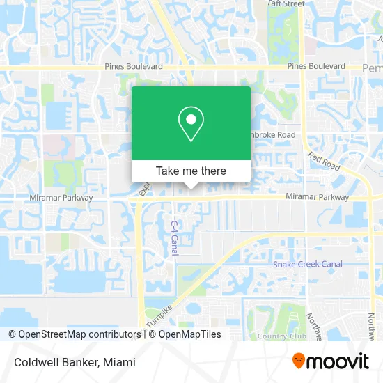 Coldwell Banker map