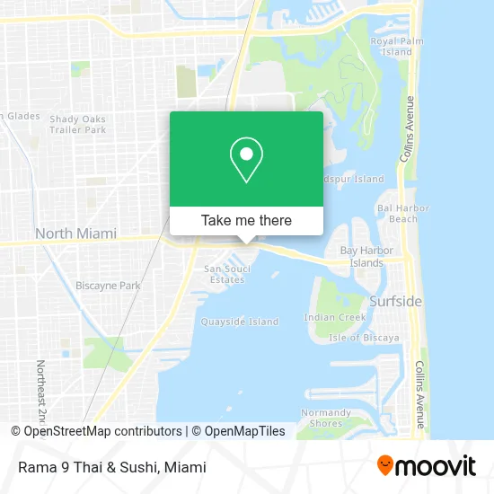 Rama 9 Thai & Sushi map
