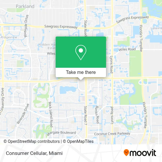 Consumer Cellular map