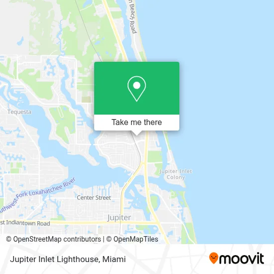 Jupiter Inlet Lighthouse map