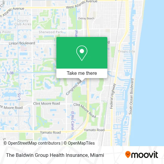 The Baldwin Group Health Insurance map