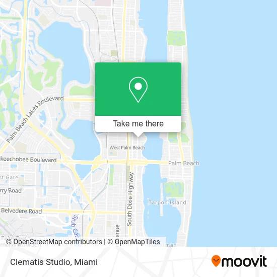 Clematis Studio map