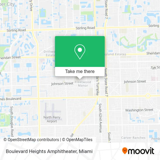 Boulevard Heights Amphitheater map