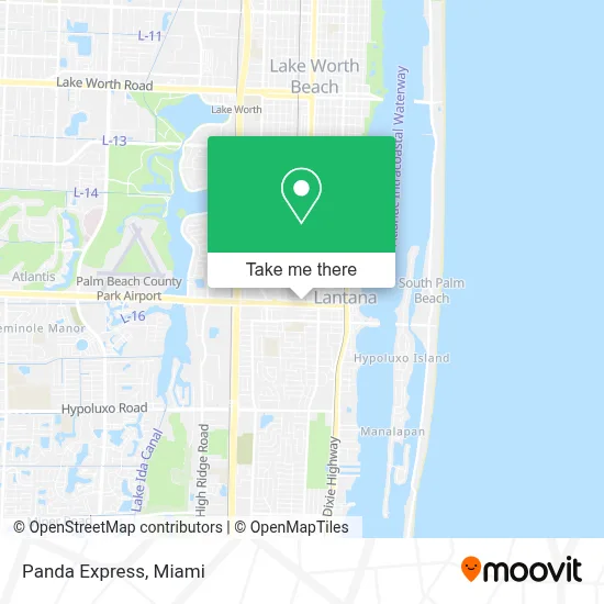 Panda Express map