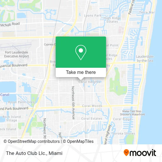 The Auto Club Llc. map