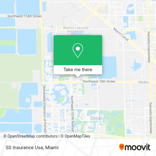 SS Insurance Usa map