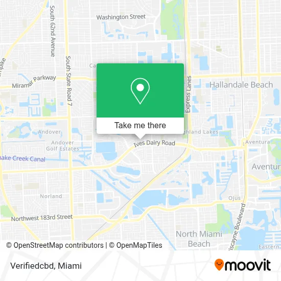 Verifiedcbd map