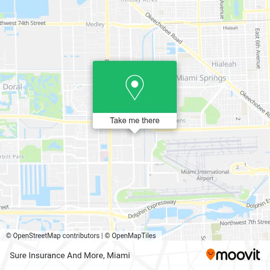 Sure Insurance And More map
