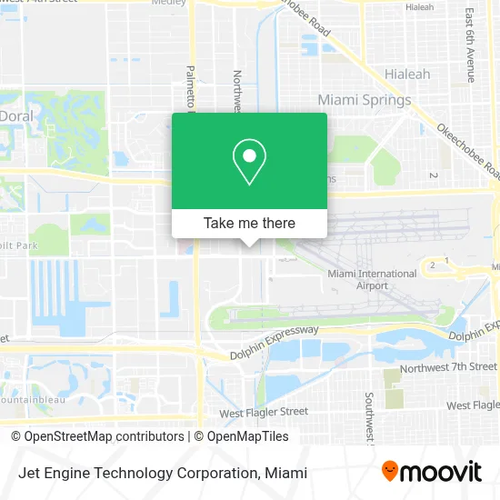 Jet Engine Technology Corporation map