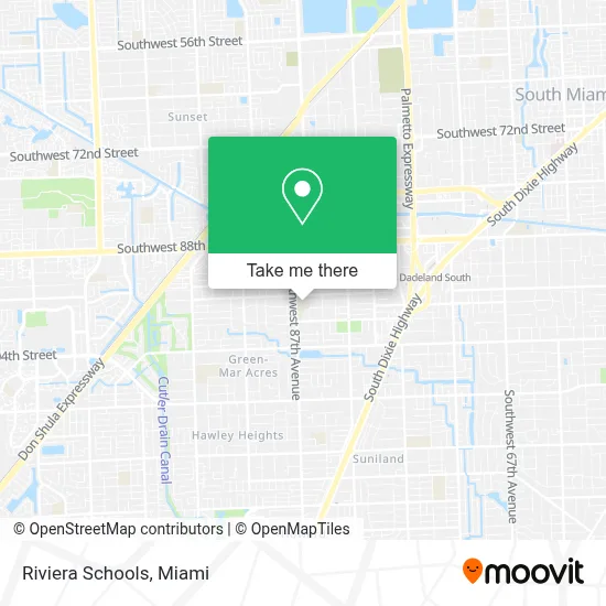 Riviera Schools map