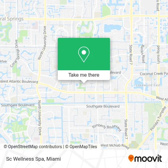 Sc Wellness Spa map