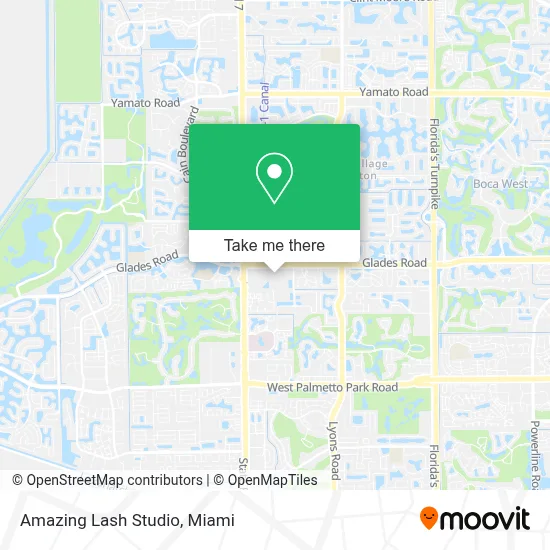 Amazing Lash Studio map