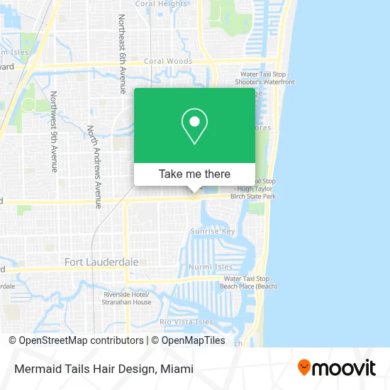 Mermaid Tails Hair Design map