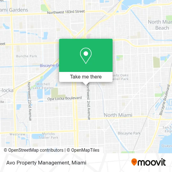 Avo Property Management map