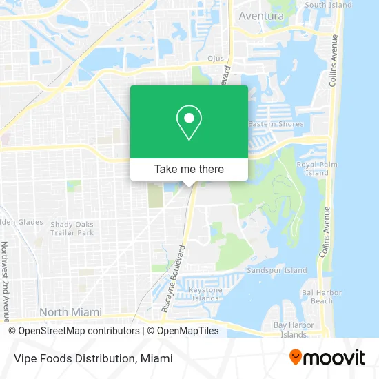 Vipe Foods Distribution map