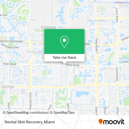 Revital Skin Recovery map