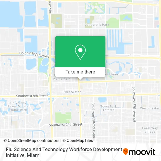 Fiu Science And Technology Workforce Development Initiative map