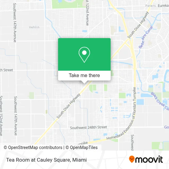 Tea Room at Cauley Square map