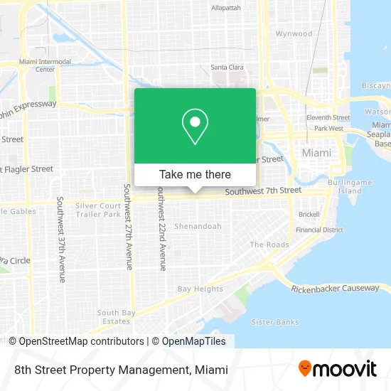 8th Street Property Management map