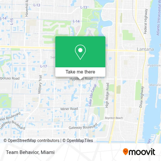 Team Behavior map
