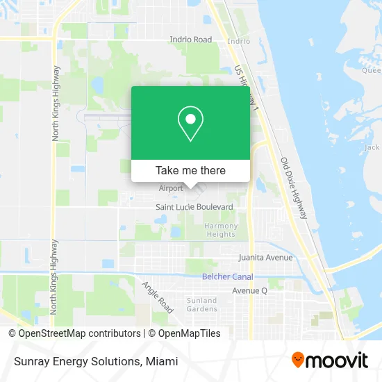 Sunray Energy Solutions map