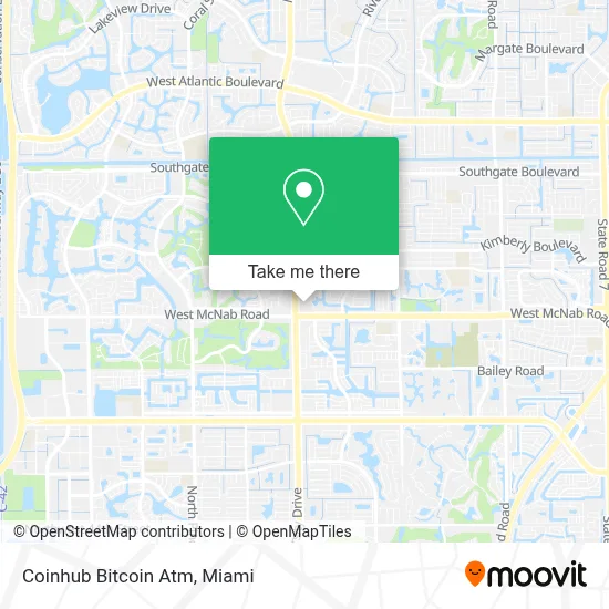 Coinhub Bitcoin Atm map