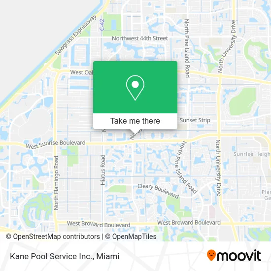 Kane Pool Service Inc. map
