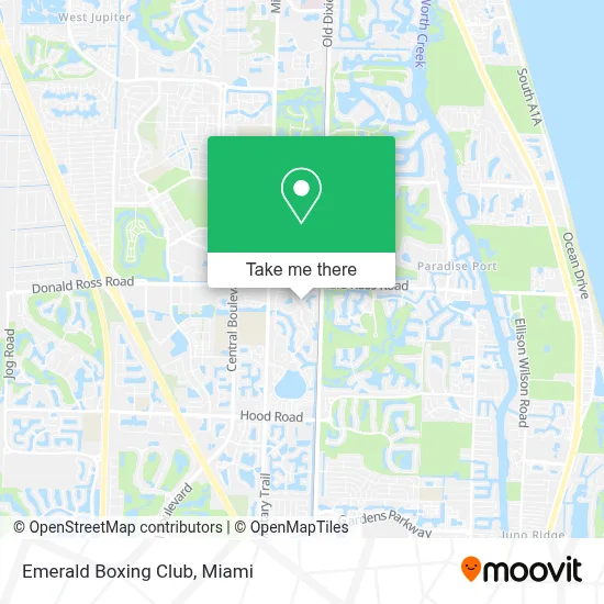 Emerald Boxing Club map