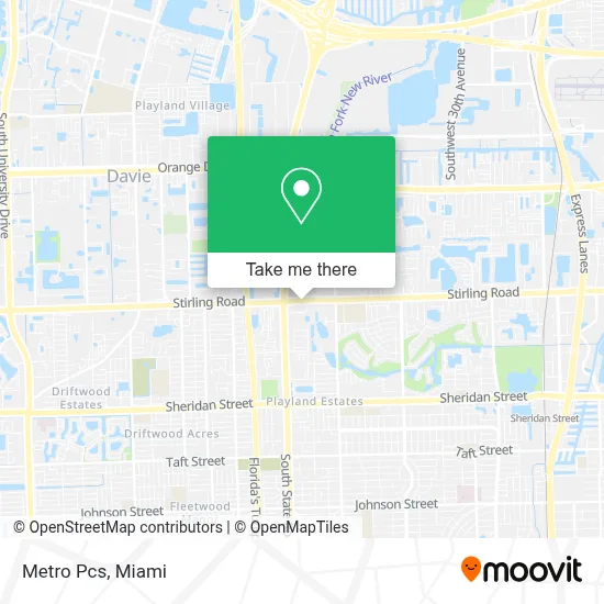 Metro Pcs map