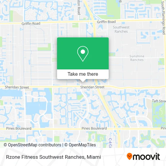 Rzone Fitness Southwest Ranches map