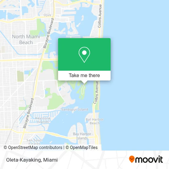 Oleta-Kayaking map