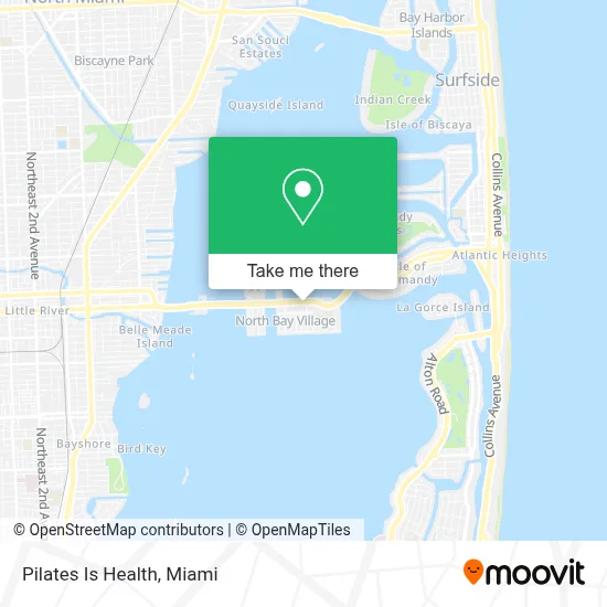 Pilates Is Health map