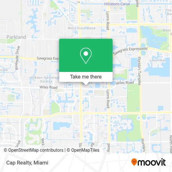 Cap Realty map