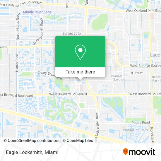 Eagle Locksmith map