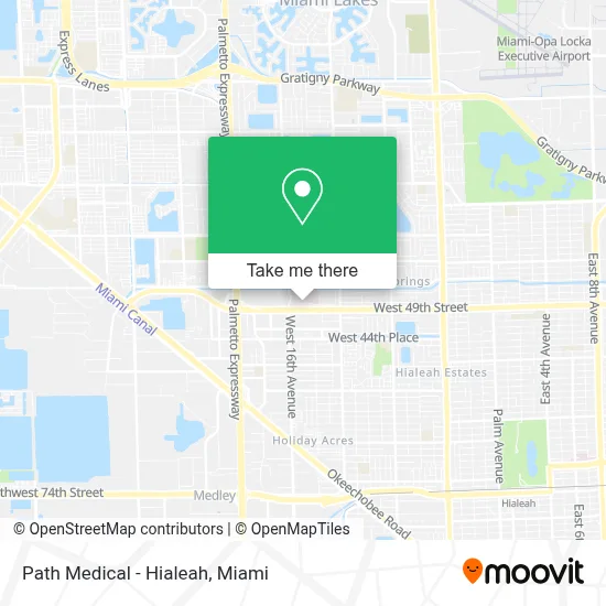Path Medical - Hialeah map