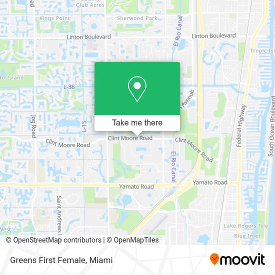 Greens First Female map