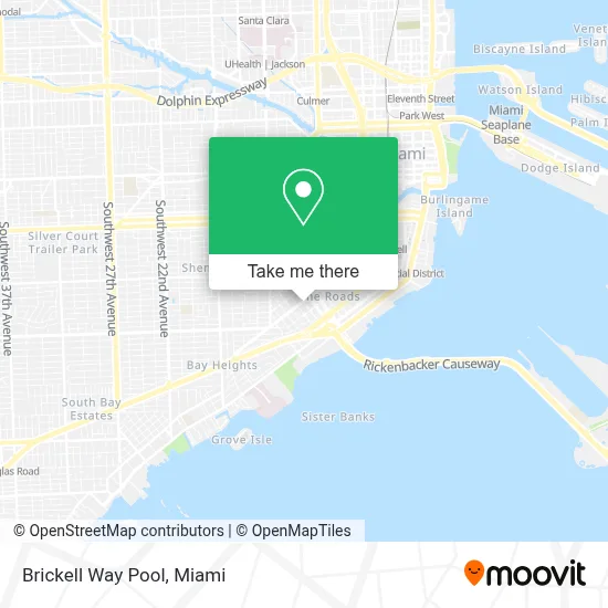 Brickell Way Pool map