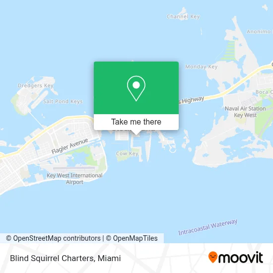 Blind Squirrel Charters map