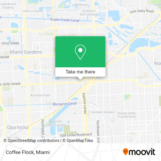 Coffee Flock map