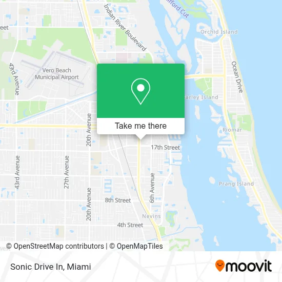Sonic Drive In map