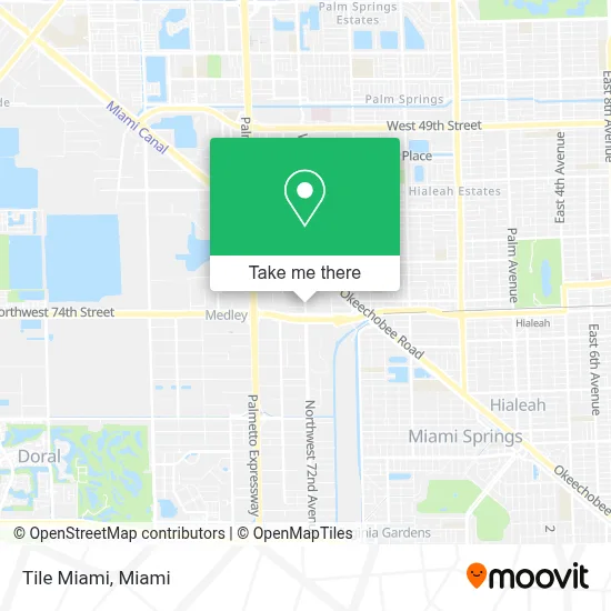 Tile Miami map