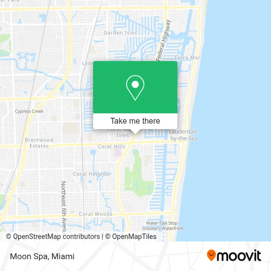 Moon Spa map